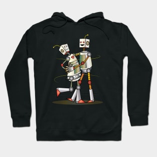 Robot Love Valentine Hoodie